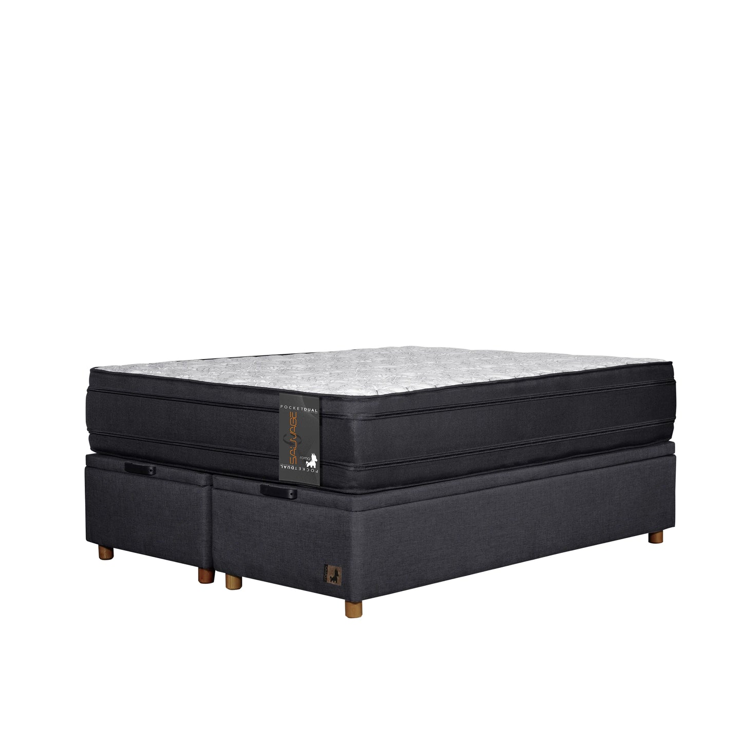 Combo Sauvage Cama Baúl 2P