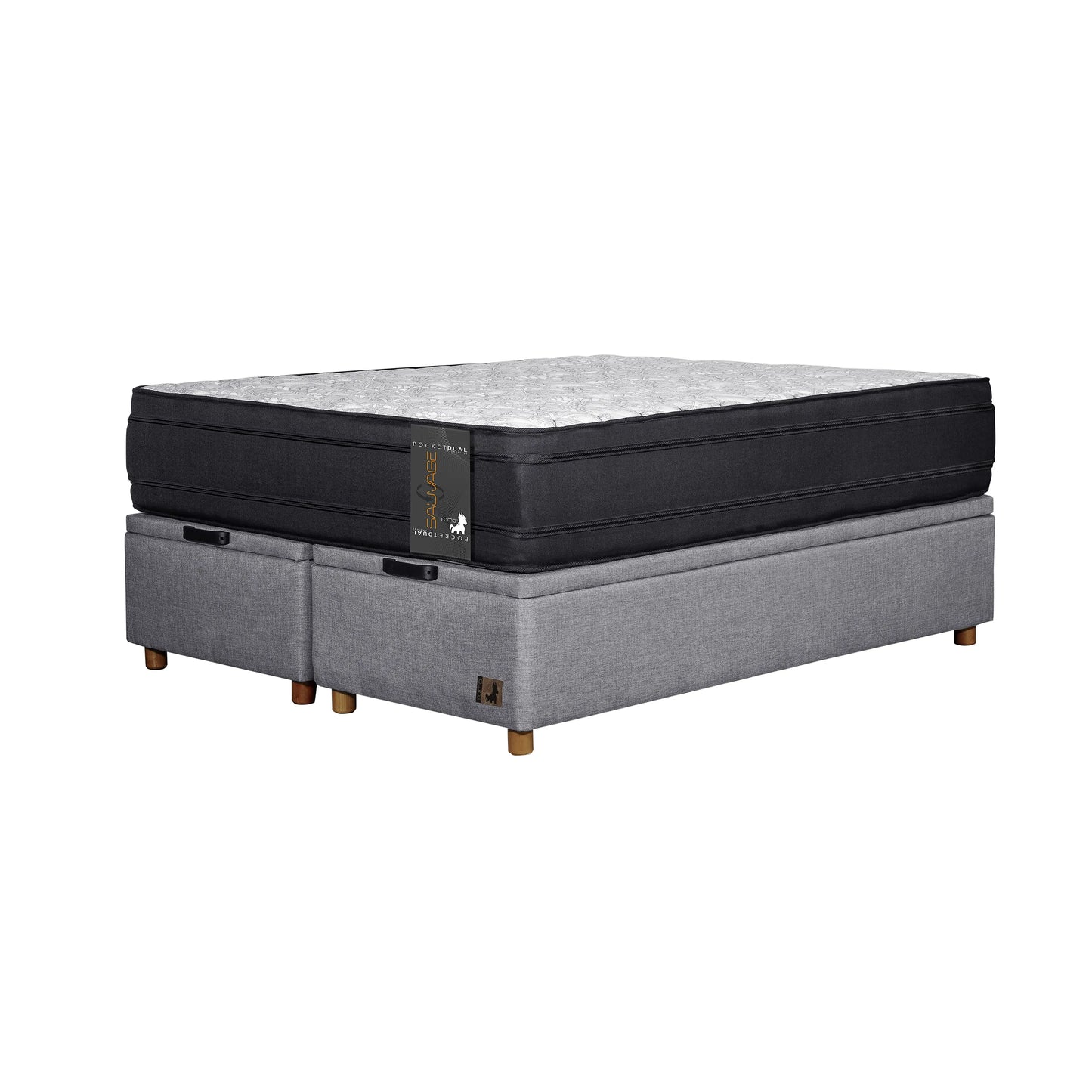 Combo Sauvage Cama Baúl 2P
