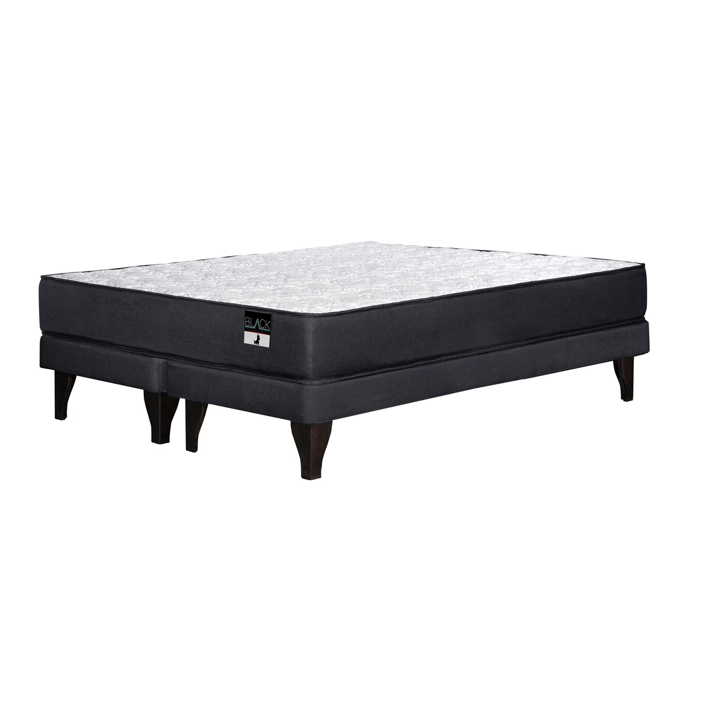 Cama Europea Roma Black King