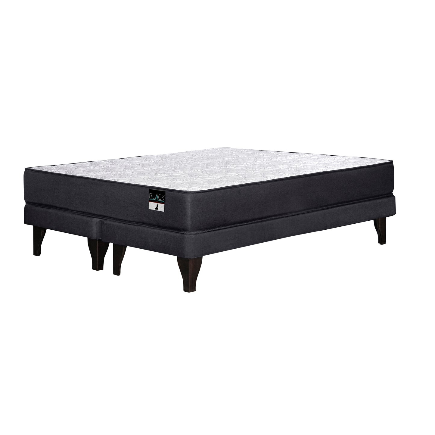 Cama Europea Roma Black 2P