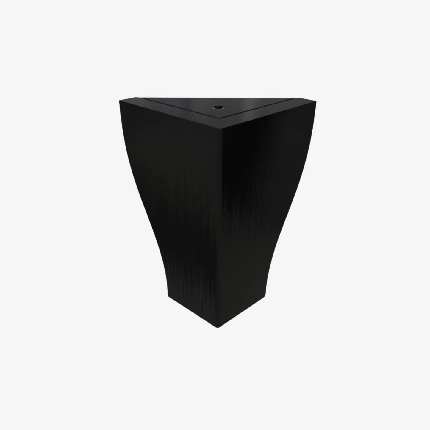 Set 4 Patas Roma Madera 20 Cm Negro