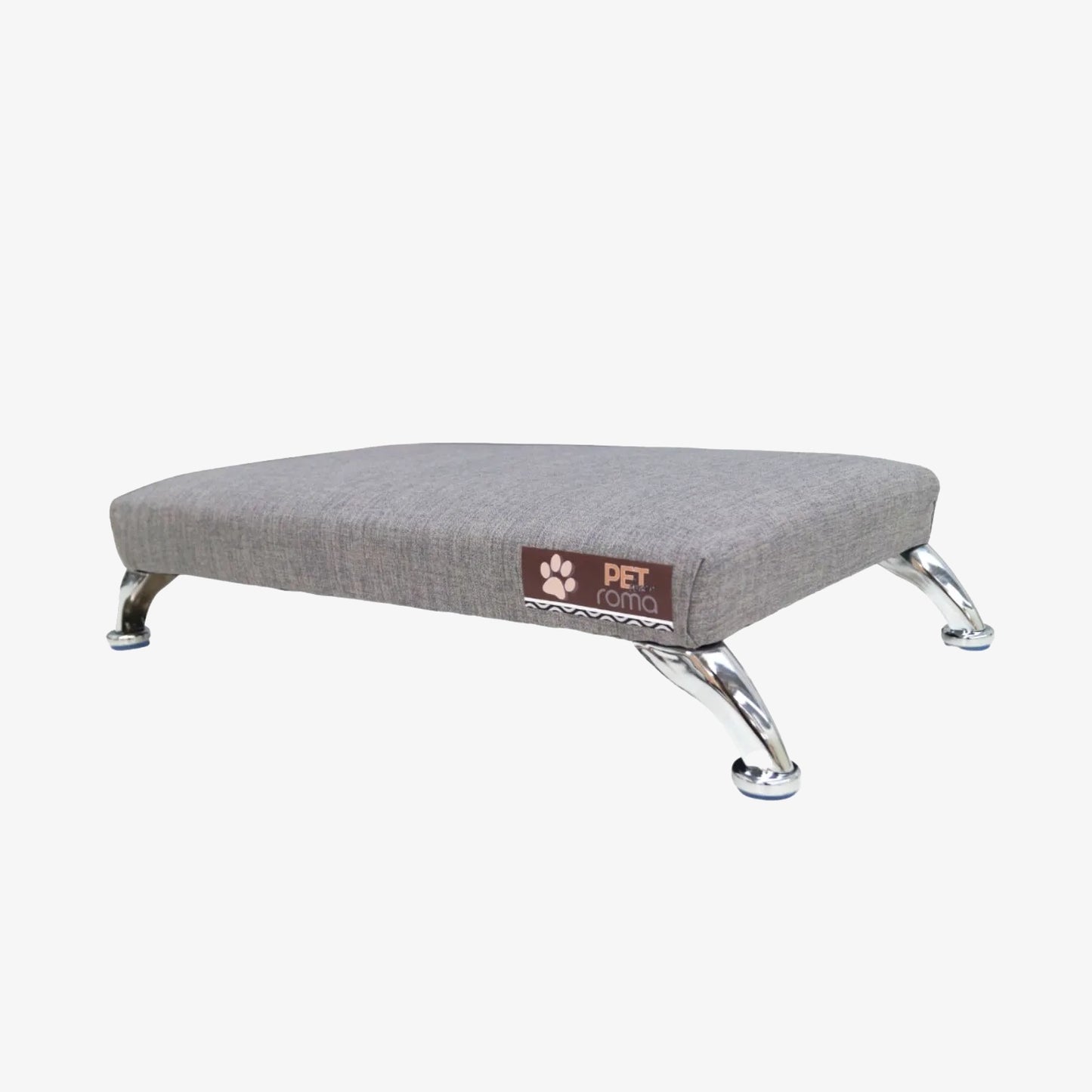 Cama Mascota Roma Lino Gris Large