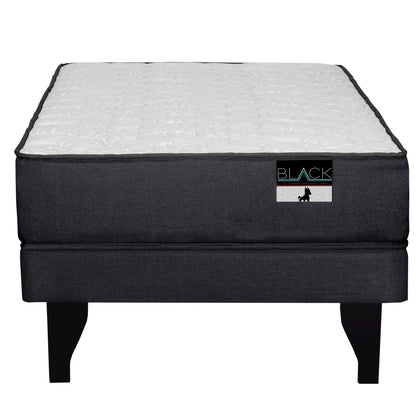 Cama Europea Roma Black 1,5P