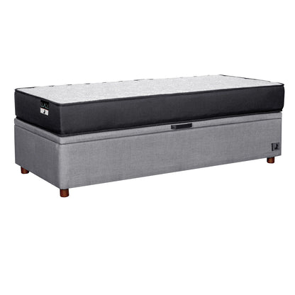 Combo Roma Cama Baúl 1.5P