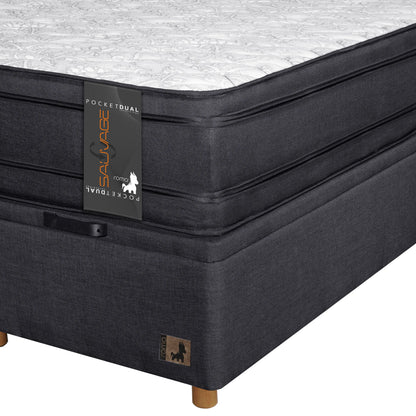 Combo Sauvage Cama Baúl King