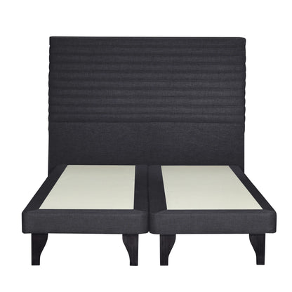 Respaldo + Base Europea Roma Black 2 Plazas