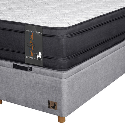 Combo Sauvage Cama Baúl King