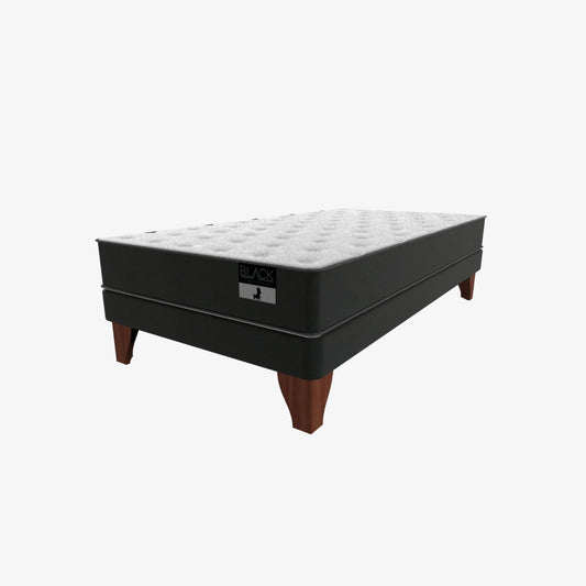 Cama Europea Roma Black 1P