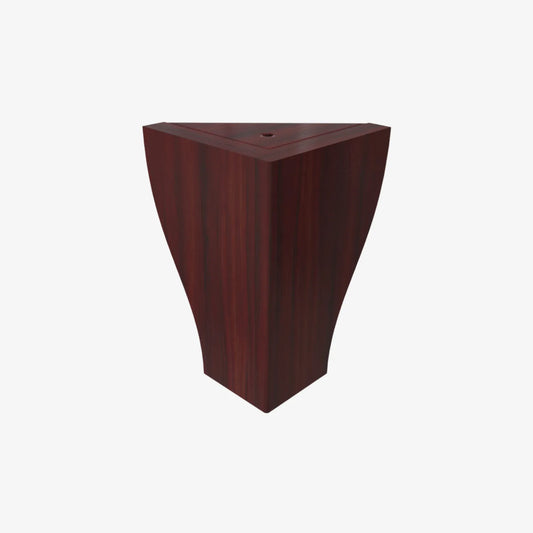 Set 4 Patas Roma Madera 20 Cm Caoba