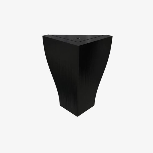 Set 4 Patas Roma Madera 20 Cm Negro