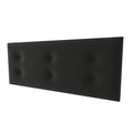 Respaldo Roma Catania Negro King 180X60 Cm